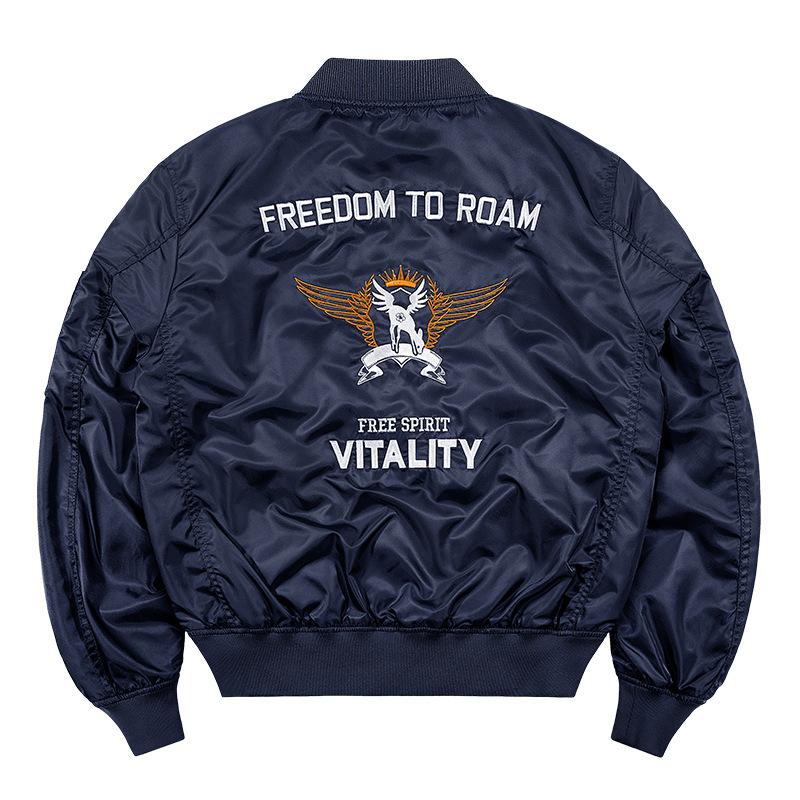 Bunda Plus Size Stojánek Límec Plus Size Letecká bunda Baseballový límec Baseball Jersey Jacket Muž