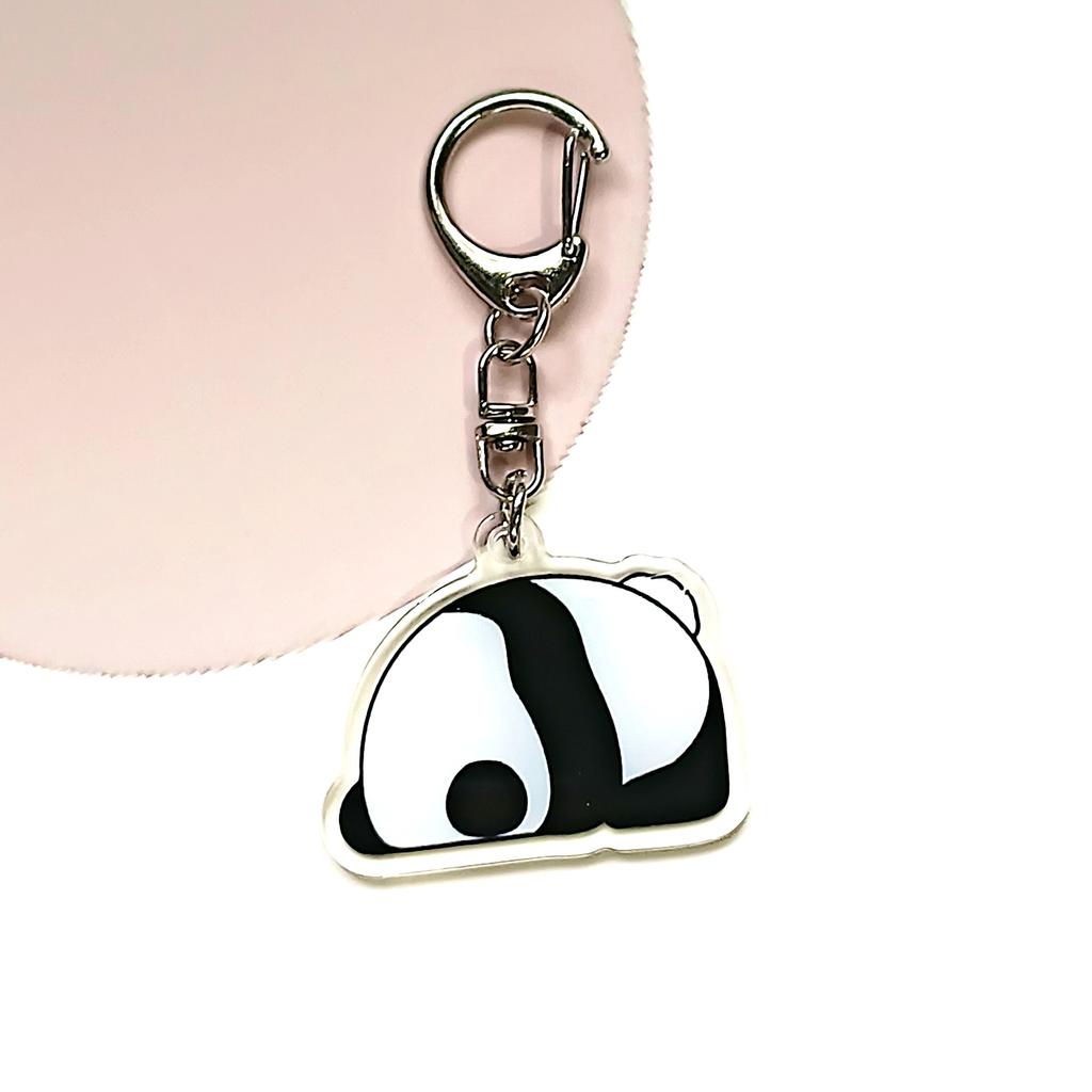 Acrylic Flat 2D Pendant - Multifunctional Hanging Ornament Holiday Car Interior Decoration Keychain Backpack Pendant,Panda Keychain Acrylic Pendant