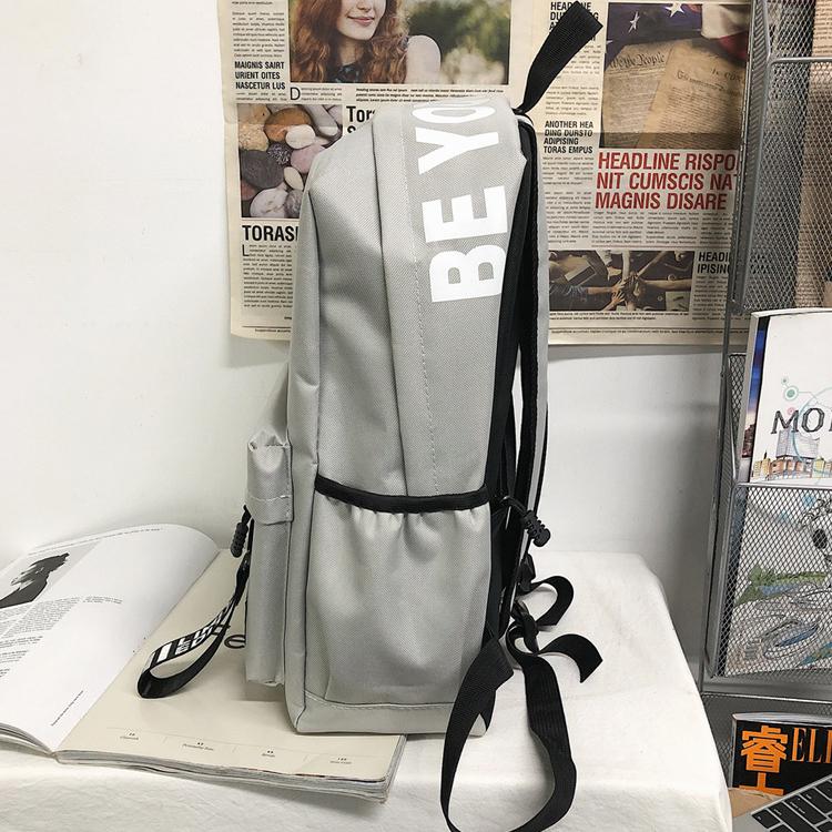 Studentský batoh Oxford Schoolbag Lehký Velkokapacitní měkký ramenní popruh Módní potisk Multifunkční batohy