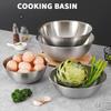 Stainless Steel Silver Salad Bowl Rice Noodles Lamian Noodles Bowl Kitchen Tableware Food Container