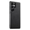 EUCAGR Luxury Faux Leather Phone Case Magnet Wireless Charging Frosted Feel For Samsung Galaxy S25Ultra S24Plus S23 S22 Note20