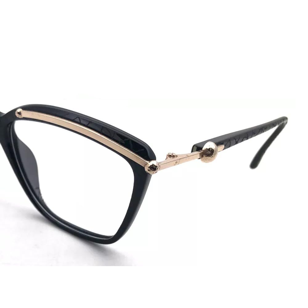 RSINC Picasso 3734 90 Black Square Glasses Frame – German Craftsmanship and Style | German Precision Design | Lightweight and Durable