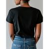 Cursive Text and Leaf Designs Multiple Colors Available Short Sleeve Loose Fit WOMEN'S T-Shirt Oversize Summer Belief T-Shirt Faithful Women