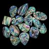 Polished Natural Abalone Shell, Abalone cabochon, Loose gemstone Lot, Healing Cabochon, Mix Shape Abalone Shell For Jewelry Making.