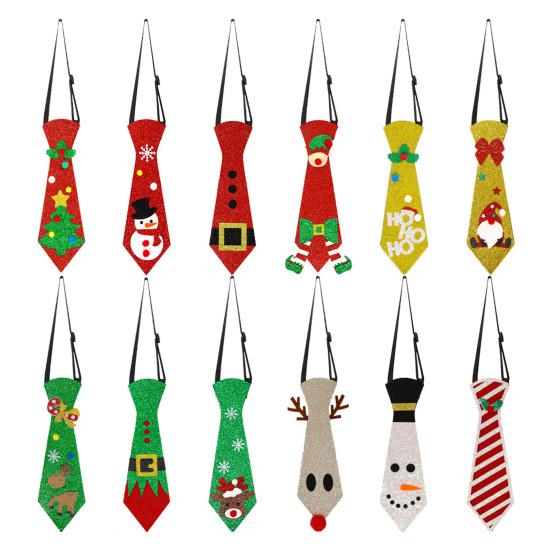 Купить Рождественский Галстук Блестящий Порошок Регулируемая Длина ...