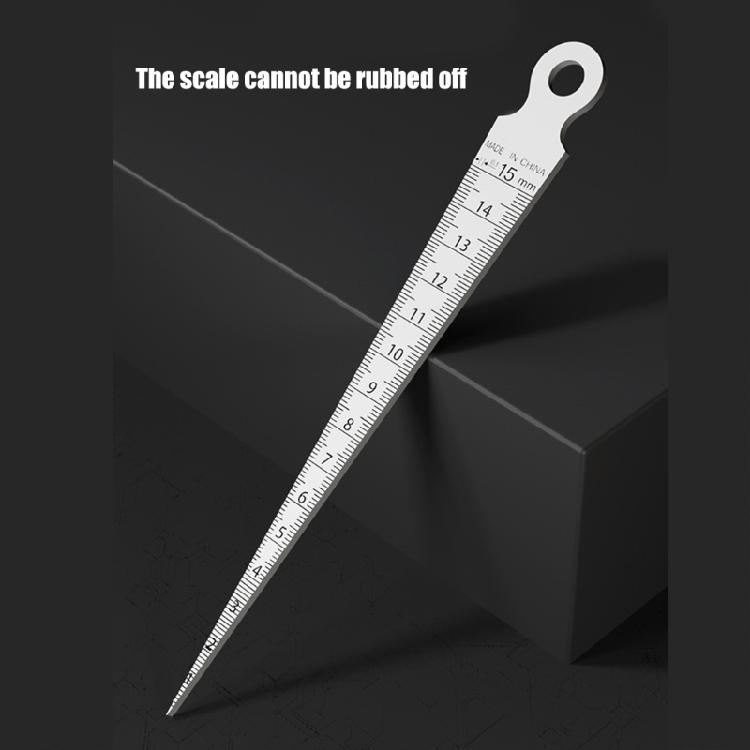 6pcs High Accuracy Steel Gaps Gauges Lab Grade Gaps Measurement Tool for Machinery Maintenance & Technical Inspections