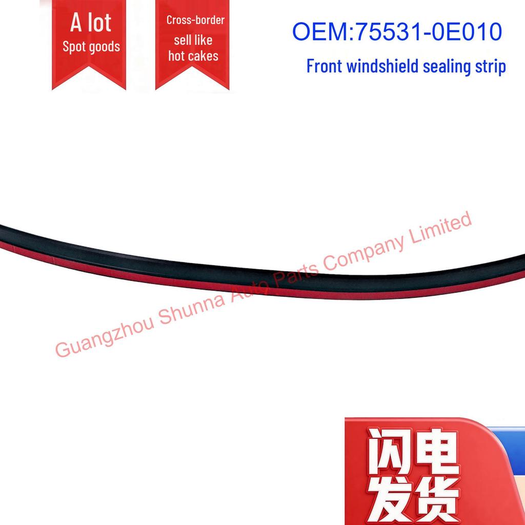 Rubber Strip 75531-0E010 for 09-14 Toyota Highlander, ASU40, GSU45 Windshield