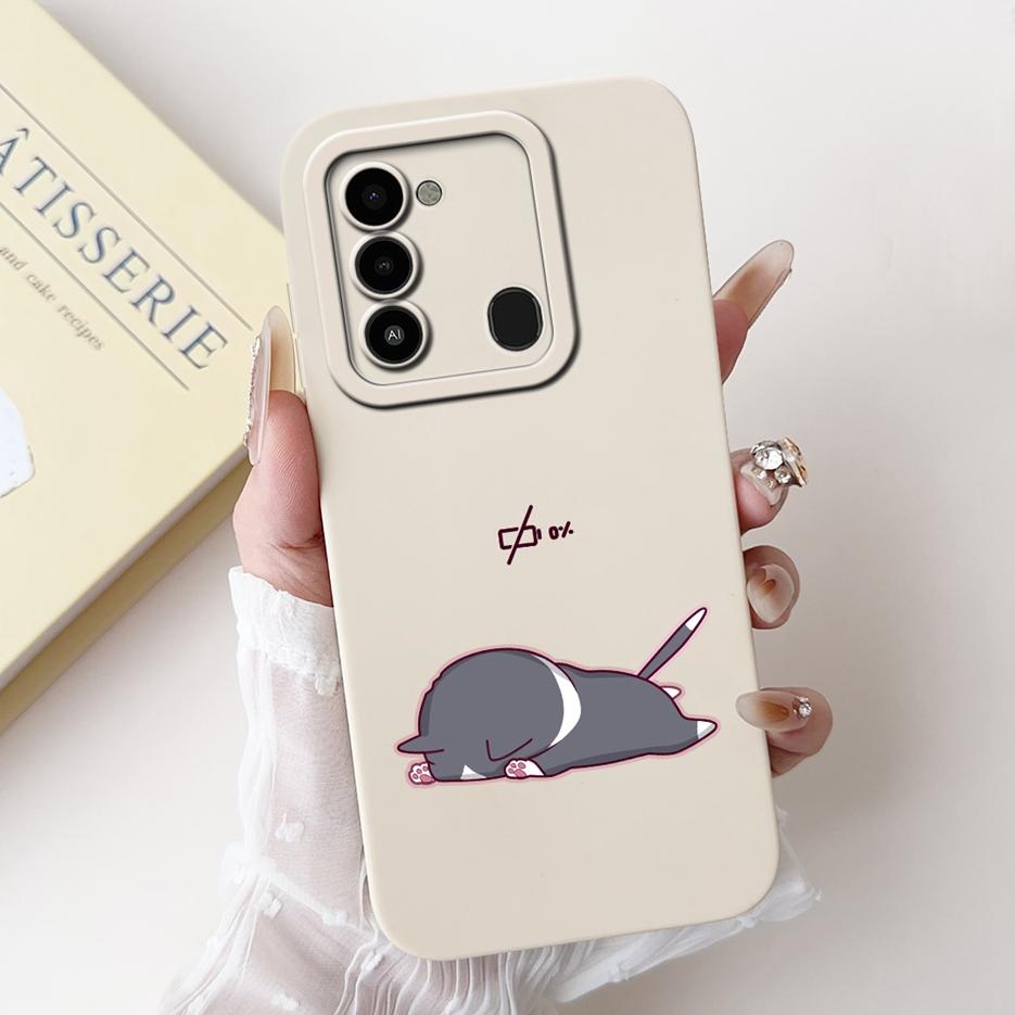 For Tecno Spark Go 2022 Case KG5 KG5h Cute Panda Cartoon Cover For Tecno Spark 8C Spark8C KG5k KG5j Phone Case Soft Fundas Coque