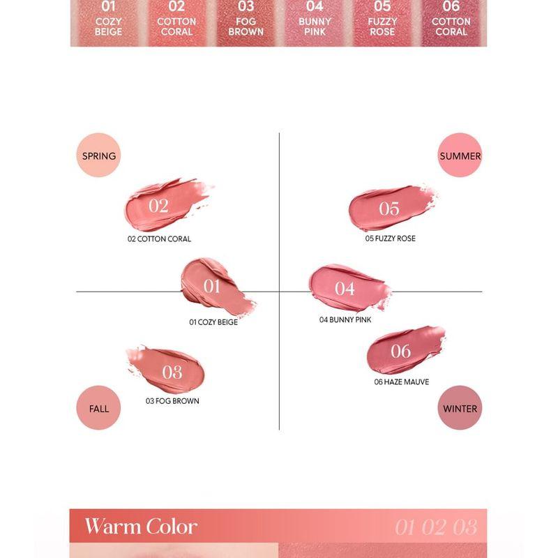 NATURE REPUBLIC - Cotton Melting Lip - 6 Colors