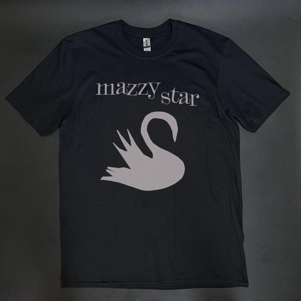 Mazzy Star Swan Album T-Shirt, 90s Retro Band Tee Unisex Cotton Shirt