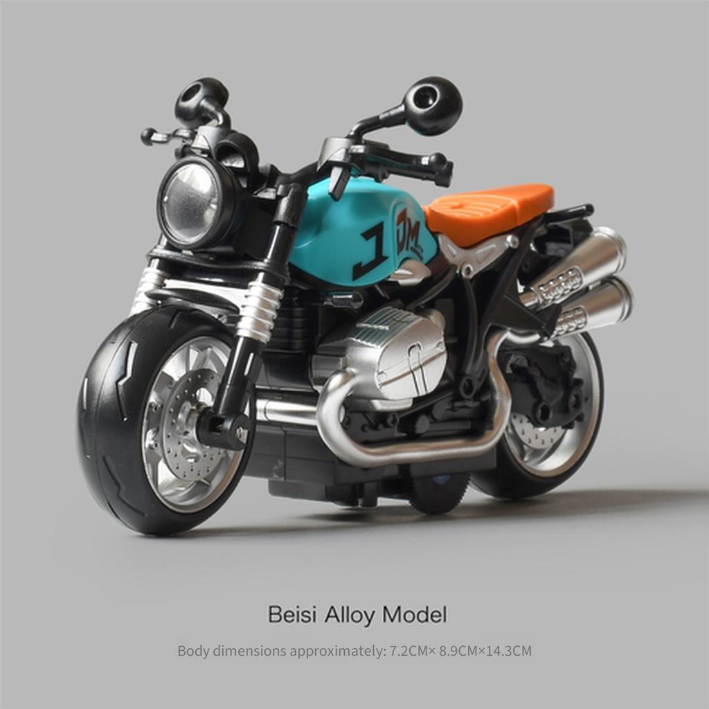 Kids Pull‑Back Motorcycle Toy, Simulation Locomotive Model Toy Car, Boys Girls Gift, Children’s Play Vehicle Toy