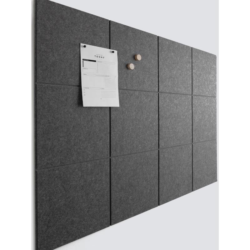 12-Piece Self-Adhesive Acoustic Panels - Soundproof, Eco-Friendly Polyester Fiber Wall Stickers