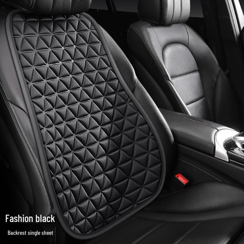3D Fabric Car Seat Cushion Set - Breathable, Non-Slip, All Seasons, Suspended Style, Square Design.