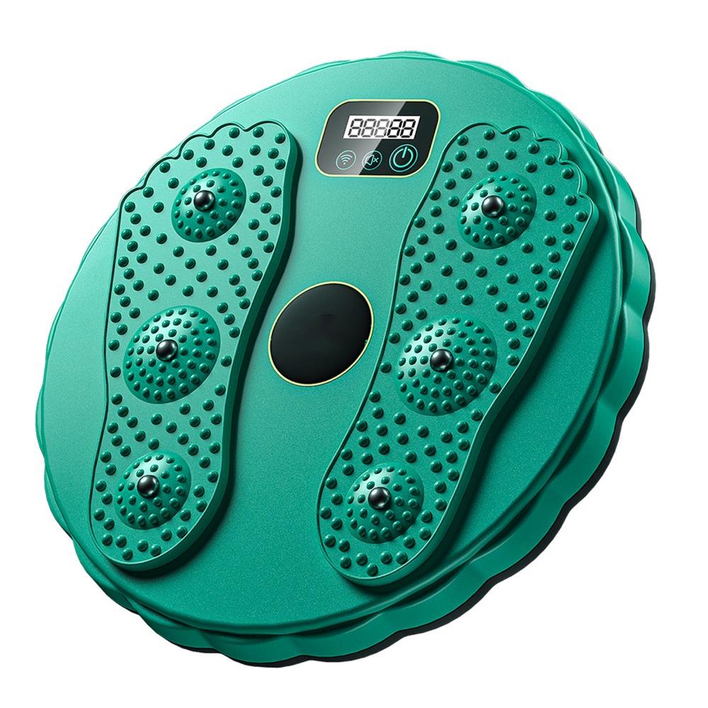 Electronic LCD Display Ab Twist Board Foot Massage Fitness Slim Machine  Weight Loss Training