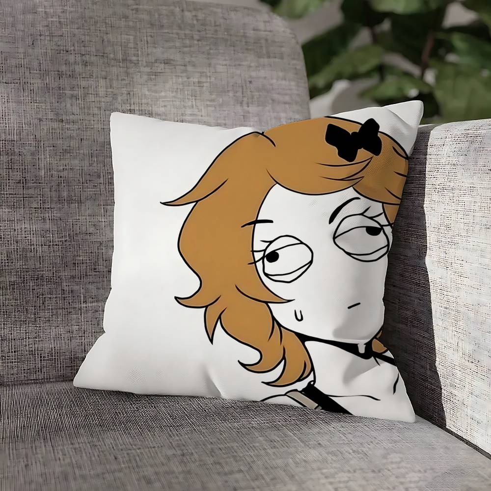 T-Trollface Throw Pillow Case For 45cm 40cm 55cm 50cm 30cm Square Car Pillowcase Shell