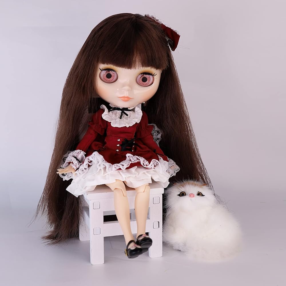 BJD Doll 12 Inch Practice Doll 4 Color Eye Change Hand Swap Festival Girl Gift