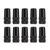 10Pcs Presta Valve Bike Valve Cap Aluminum Alloy Anodized Bike Tire Valve Cap Dust Proof Bicycle Valve Protective Cap