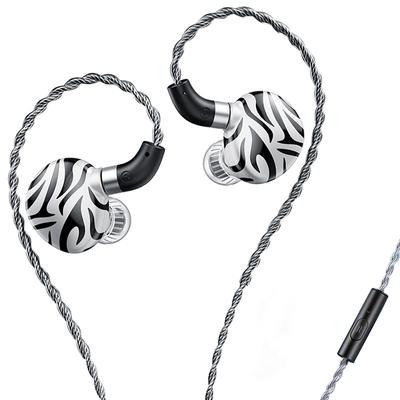 Linsoul TRN White Tiger Hybrid Type Planar Drive HiFi Earphones Combination of 6mm Planar Drive Diaphragm and Dual Dynamic Driver Interchangeable