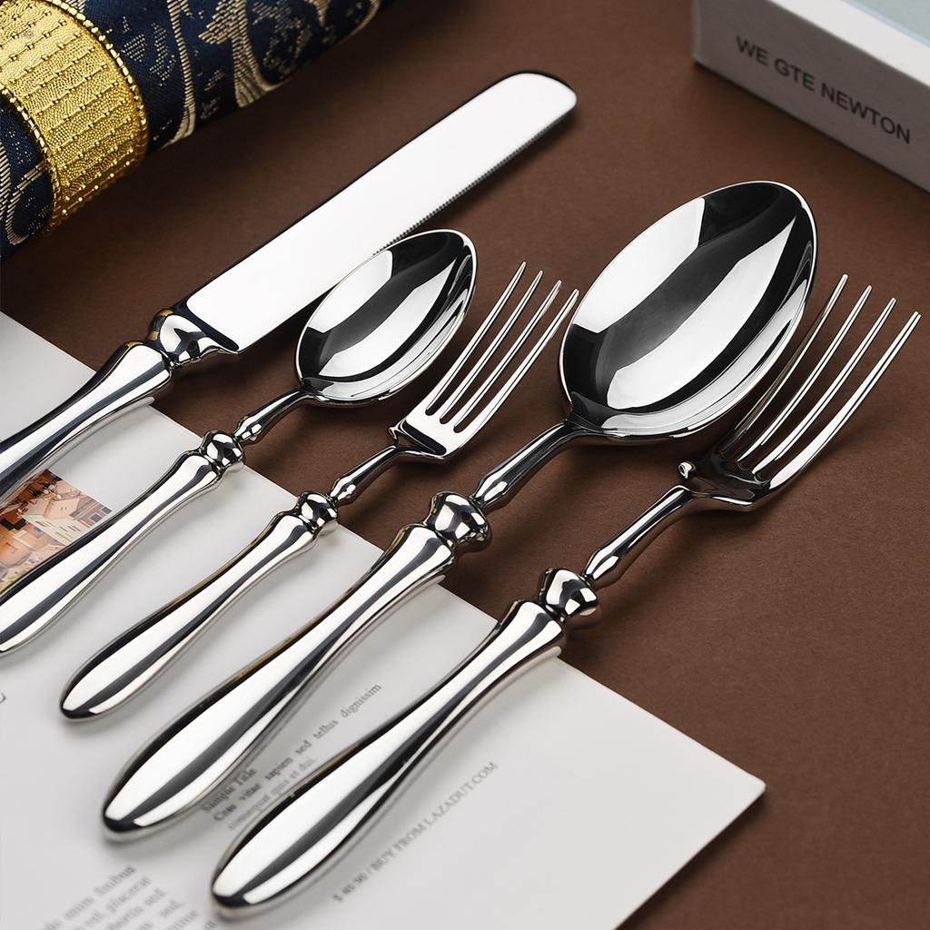 304 Stainless Steel Knife and Fork High-end Steak Western Restaurant Hotel Forging Craft Tableware Set