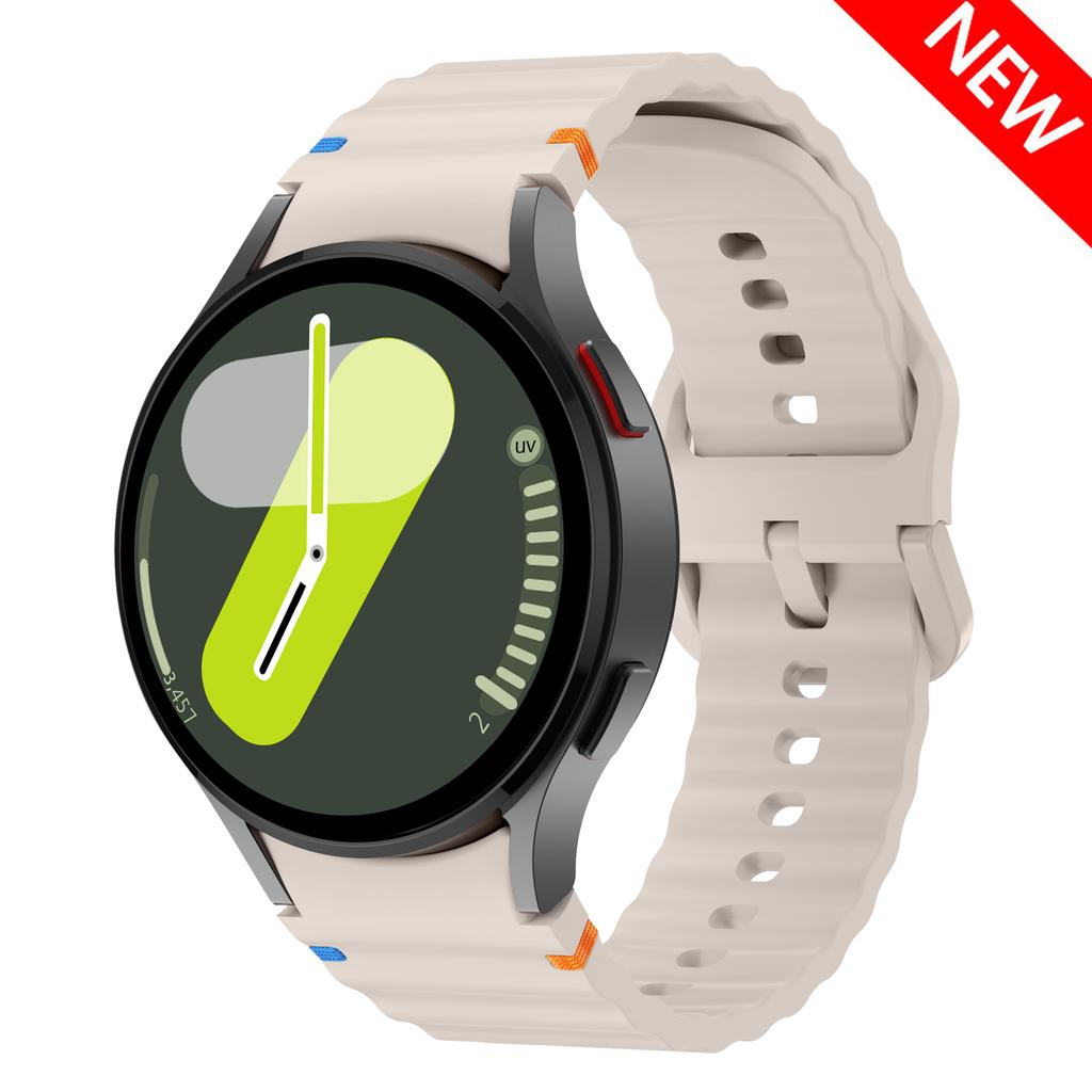 20mm řemínek na hodinky Pro Samsung Galaxy Watch 7/5/6 44mm 40mm Silikonový náramek Galaxy Watch 4 classic/5 pro 47mm 43mm 46 45mm pásek