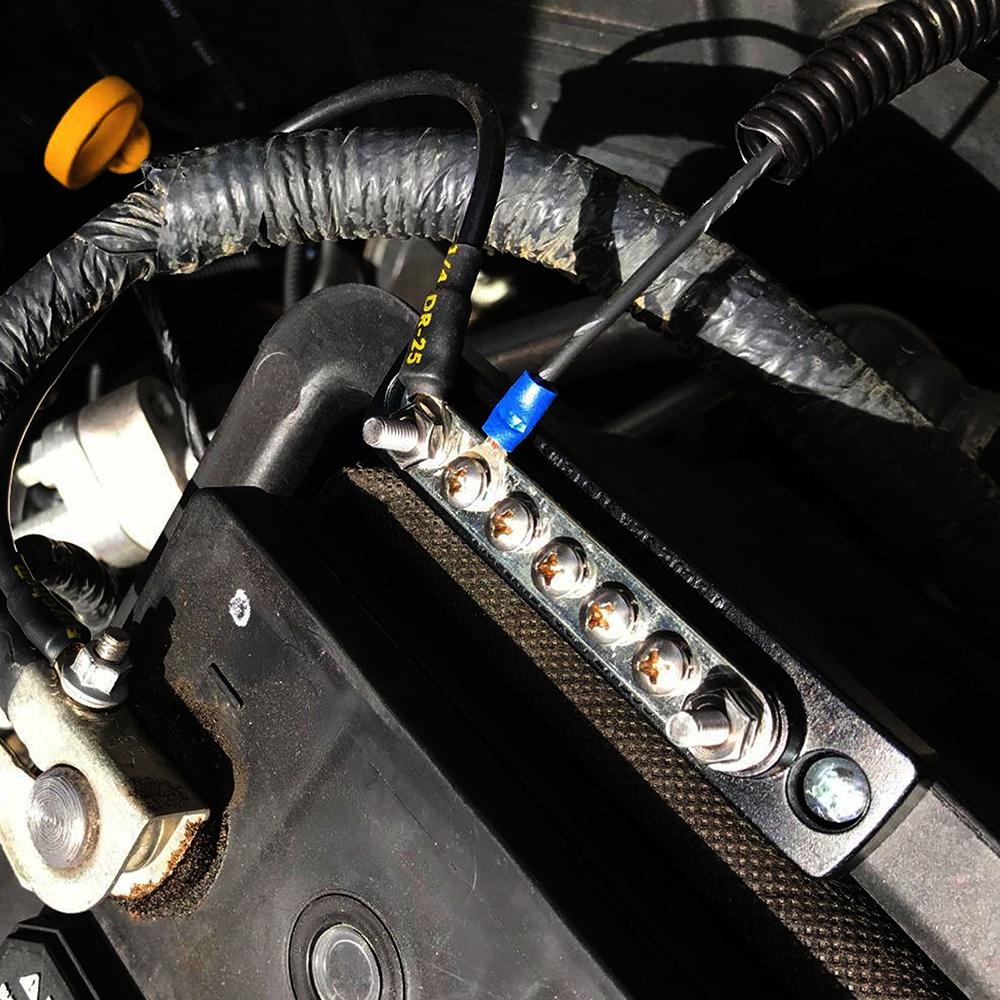 5 Screw Terminal Ground Distribution Block Kits  Line Buss