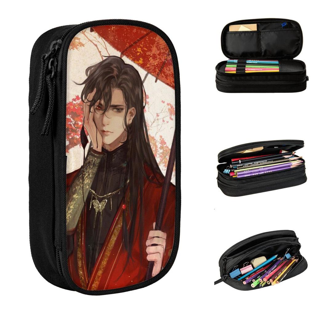 Heaven Official's Blessing Pencil Case Anime Yaoi Lgbt Tgcf Pencilcases Pen Box for Girl Boy Bags School Supplies Stationery