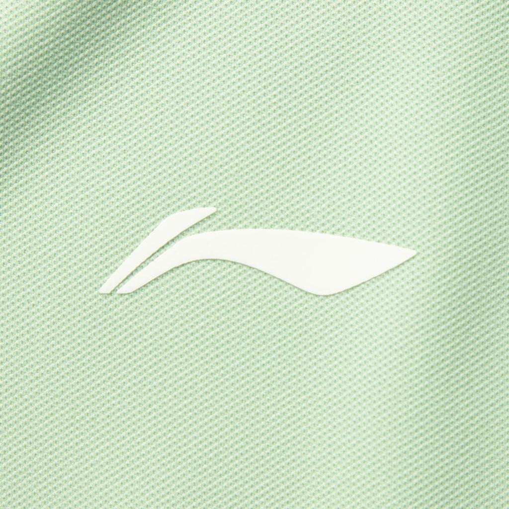 Li Ning Table Tennis Series Casual Comfortable Simple Versatile Sports Polo Shirt Unisex Tops Bamboo-Green APLV417-3