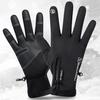 Winter Waterproof Cycling Gloves For Men With Touchscreen And Windproof Fabric