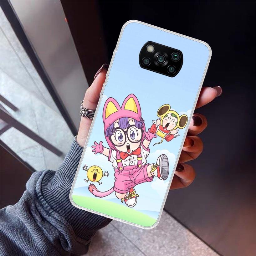 Arale Dr Slump Phone Case For Xiaomi Poco X5 X6 X7 Pro F7 Ultra M7 Redmi 15C 15 13C 13 12C 12 10 10C 10A 9 9C 9T 9A Cover Poco X