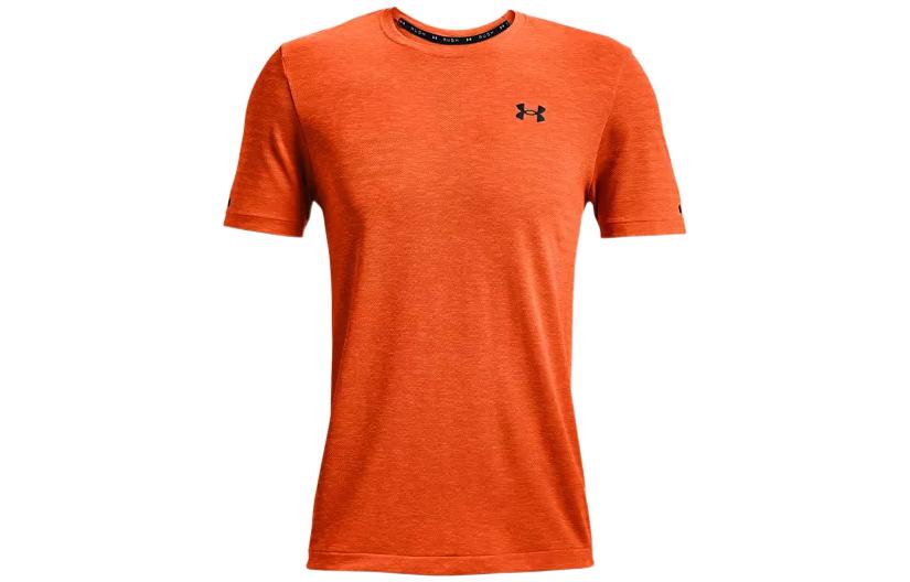 Under Armour RUSH T Shirt Men s Orange 1370441-800 S