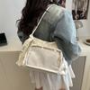 Large capacity transparent shoulder bag, new girl doll bag, casual tote bag, two-dimensional student portable messenger bag.