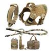 Large Dog Harness And Leash Set Pet German Shepherd Malinois Training Walking Vest Dog Harness And Collar For Medium Large Dogs