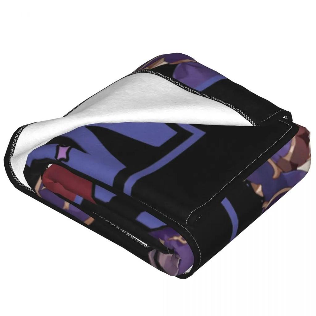 Koce polarowe Mona Genshin Impact Anime Game Niestandardowe koce do rzucania dla domu 125 * 100 cm