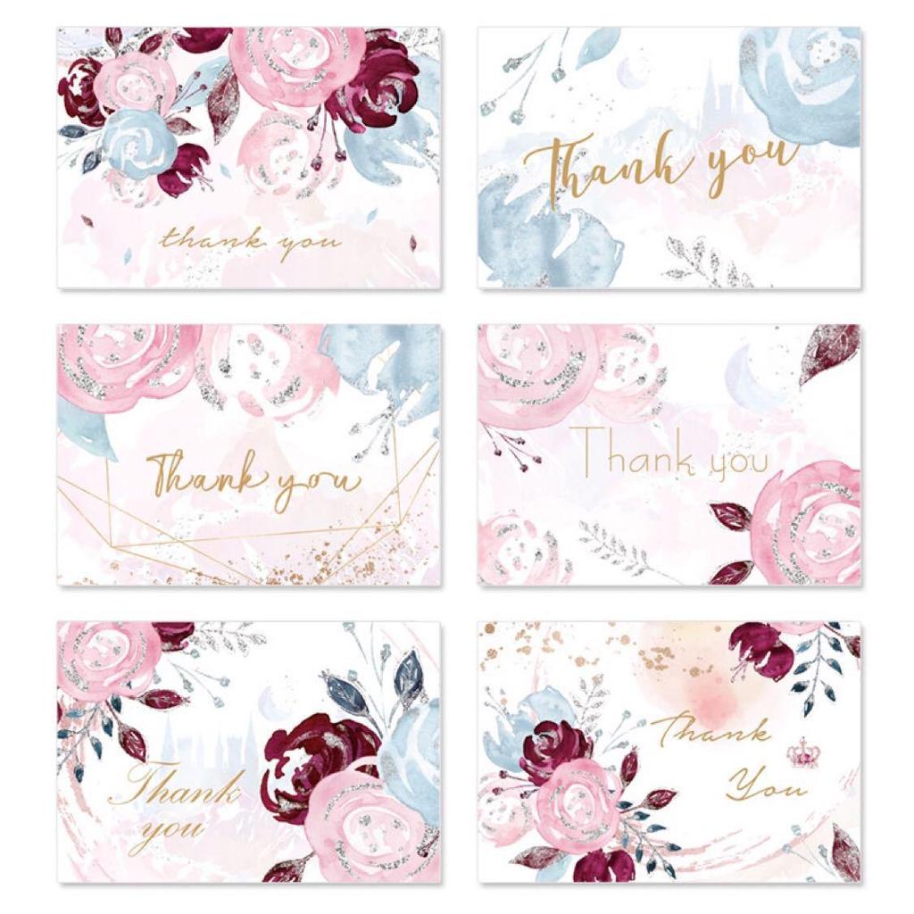 Korean-Style Thank You & Holiday Greeting Card with Free Shipping