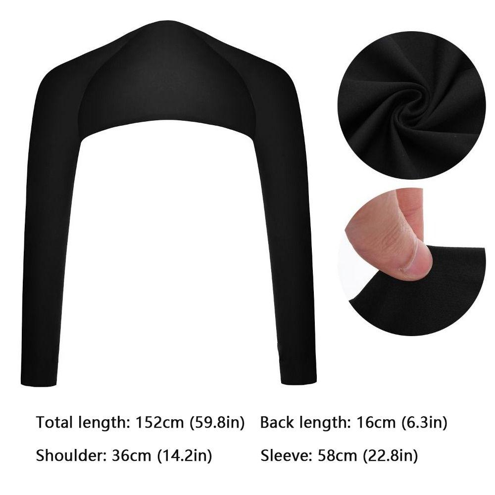 Soft Modal Arm Sleeves Shawl Long Shoulder Sleeves Crop Top Arm Sleeves Scarves  Outdoor Activity