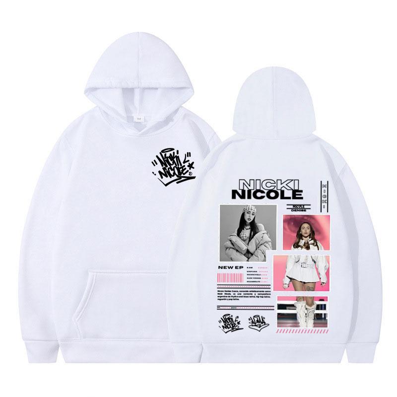 Singer Nicki Nicole Album Tour 2025 Autumn Winter Men's Women's Fashion Aesthetic Sweatshirts Casual Cotton Hoodies Streetwear