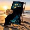 Superheroes Print Beach Towel Design, Soft, Lightweight. for Home Bathroom, Spa, Pool, Yoga, Surfing, Camping, Gift for Family, Friend