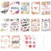 12pcs Festival Party Gift Card Foldable Message Card Mother's Day Greeting Card  Happy Mother's Day