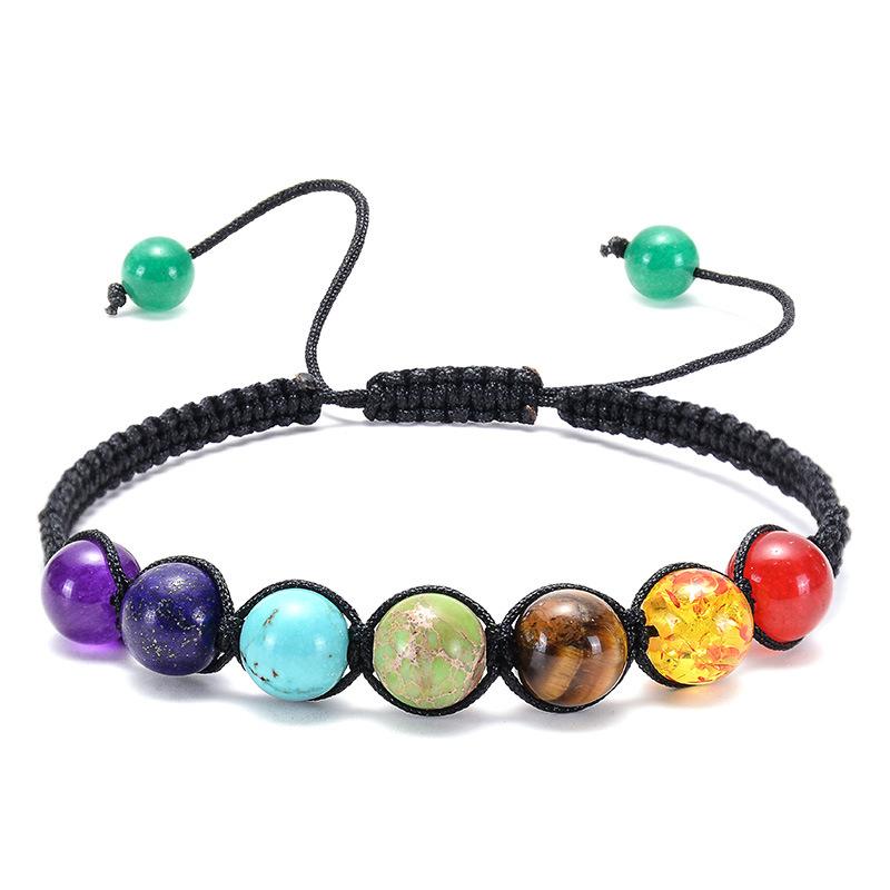 JYL TS Bracelet Yoga  Beaded Handmade Promotes Wellness & Vitality Colorful