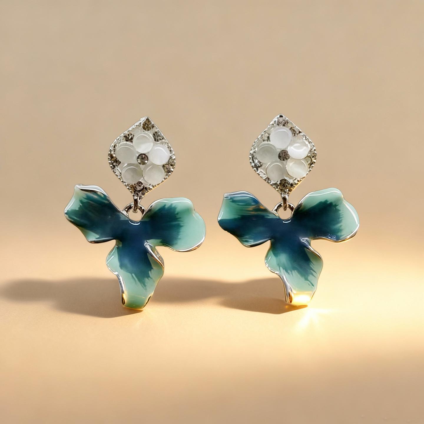 

2 шт. Модні сережки-підвіски для жіночих прикрас різнокольоровий