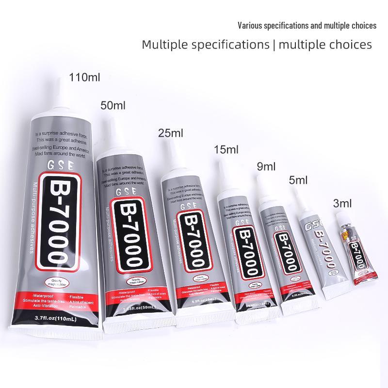 DIY B7000 3ml Rhinestone and Jewelry Adhesive with Needle for Phone Screens and Stickers