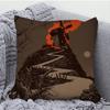 Horror Frankenstein Monsters Movie Character  Pillow Case Square Pillow Bedroom Sofa Leisure Car Living Room Home Decoration