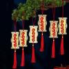 5/6pcs Traditional Spring Festival Bonsai Pendant Gold Potted Plants Hanging Ornaments  Garden
