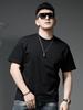 European Goods Trendy Short sleeve T-shirt Men's Loose Bottoming Shirt 2025 New Solid Clothes Summer Half Sleeve T-shirt Men