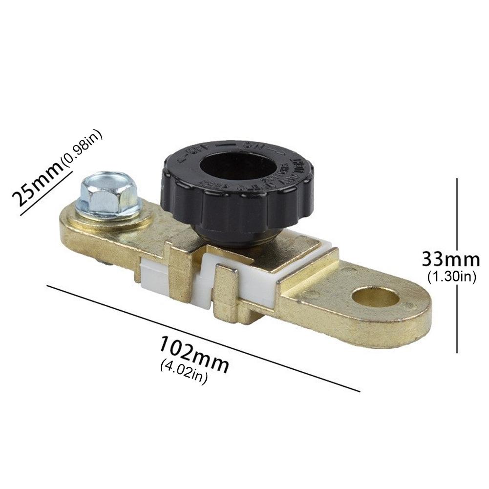Car Side Post Battery Disconnect Switch Rotary Disconnect Isolator 100A Quick Cut-off Disconnect Isolator Switch Car Truck Parts