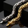 Hiphop Chain Bracelets For Men Never Fade Gold Color Stainless Steel Bracelet Manly Wrist 8.66" Classic Mens Jewellery Accessories