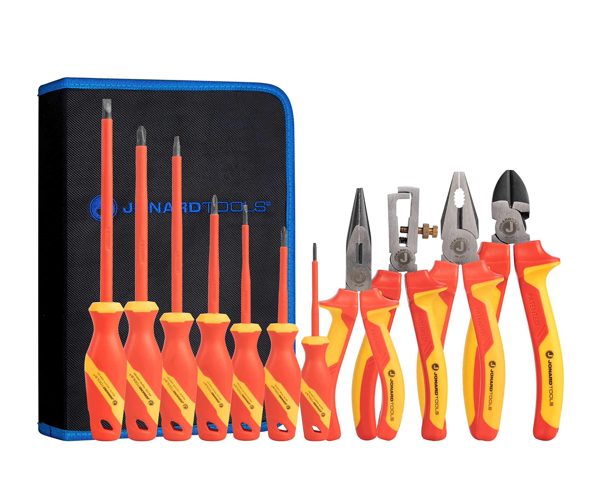 

Набор изолированных инструментов Jonard из 11 предметов от Jonard Tools TK-110INS