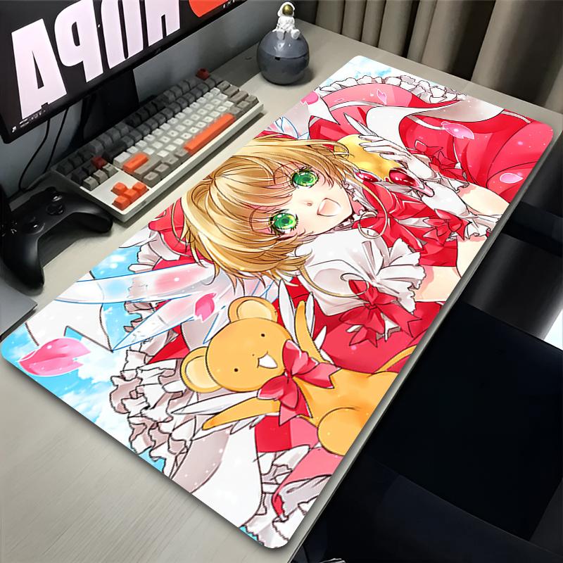 C Card Captor Sakura Electronic Gaming Computer Mouse Pad Game Machine Carpet Keyboard Pad Desktop Protector Cartoon Mouse Pad