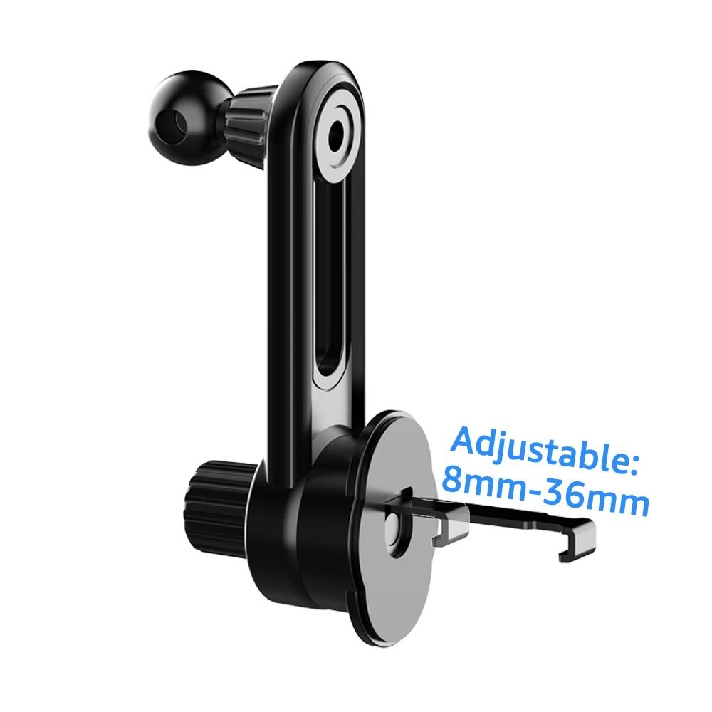17mm Ball Head Car Air Vent Phone Holder Base Adjustable 360 Rotation Car Air Outlets Clip Bracket Accessories Phone Mount