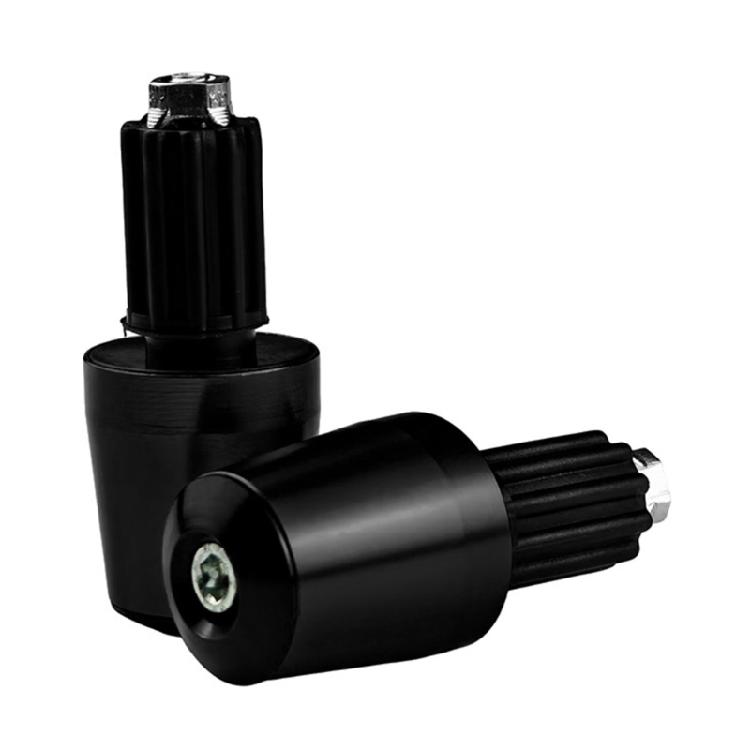 

Motorcycle Grip Caps End Protectors Plugs Aluminum Universal Anti Corrosion Plugs For Enhanced Riding Experience 1 Pair чорний